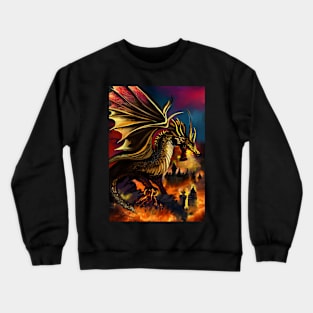 Fire Dragon Crewneck Sweatshirt